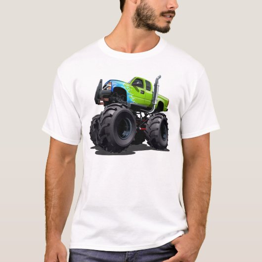 Cartoon monstertruck t-shirt (Voorkant)
