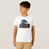 Cartoon monstertruck t-shirt (Voorkant volledig)