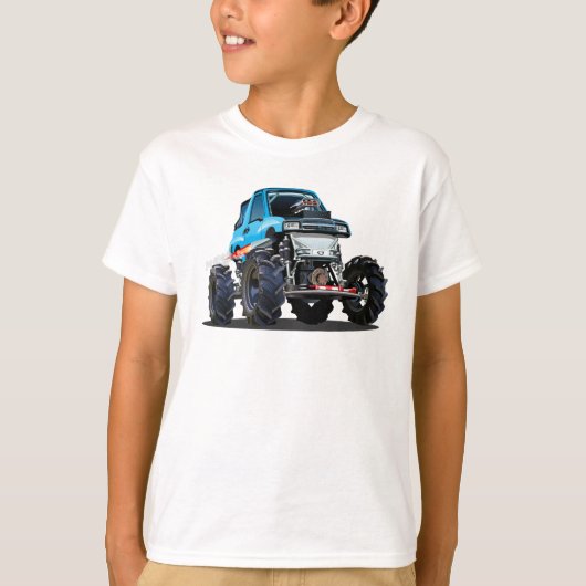 Cartoon monstertruck t-shirt (Voorkant)