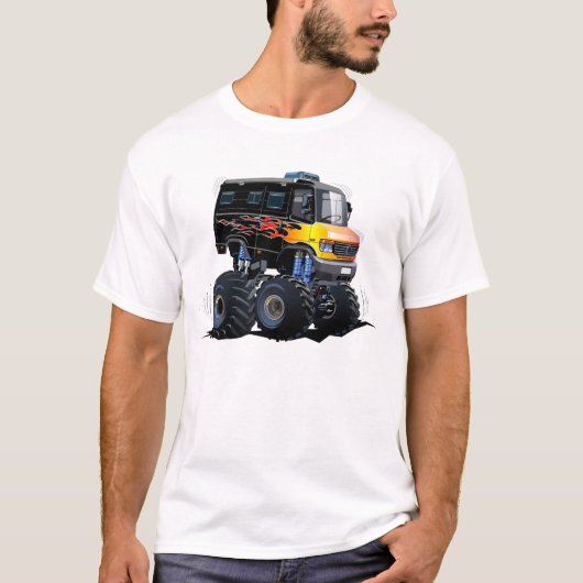 Cartoon monstertruck t-shirt (Voorkant)
