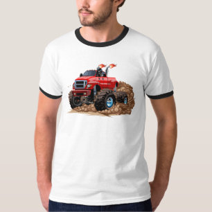 Cartoon monstertruck t-shirt