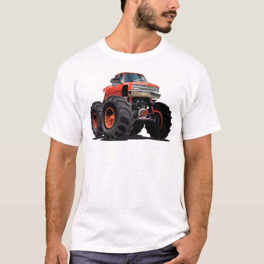Cartoon monstertruck t-shirt (Voorkant)