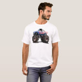 Cartoon monstertruck t-shirt (Voorkant volledig)