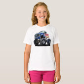 Cartoon monstertruck t-shirt (Voorkant volledig)