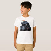 Cartoon monstertruck t-shirt (Voorkant volledig)