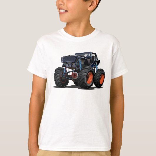 Cartoon monstertruck t-shirt (Voorkant)