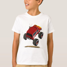 Cartoon monstertruck t-shirt