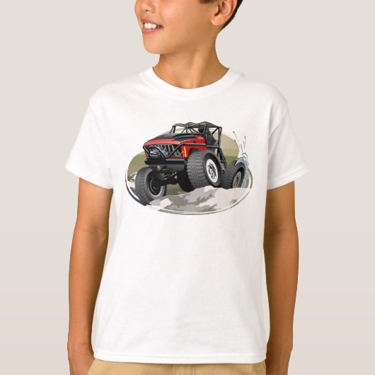 Cartoon monstertruck t-shirt (Voorkant)