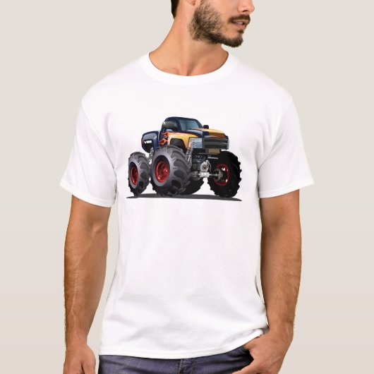 Cartoon monstertruck t-shirt (Voorkant)