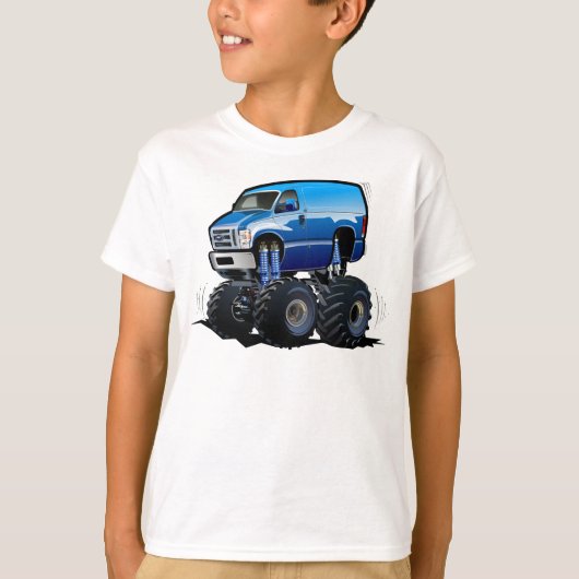 Cartoon monstertruck t-shirt (Voorkant)