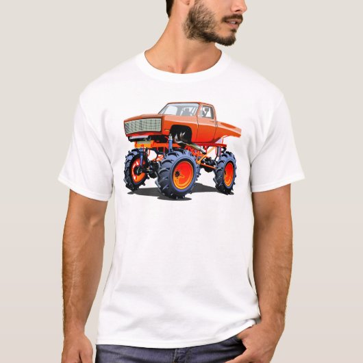 Cartoon monstertruck t-shirt (Voorkant)