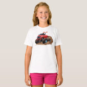 Cartoon monstertruck t-shirt (Voorkant volledig)