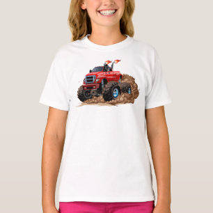 Cartoon monstertruck t-shirt