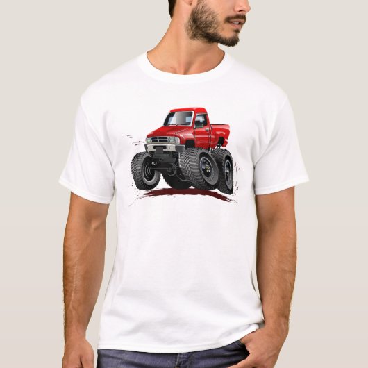 Cartoon monstertruck t-shirt (Voorkant)