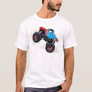 Cartoon monstertruck t-shirt