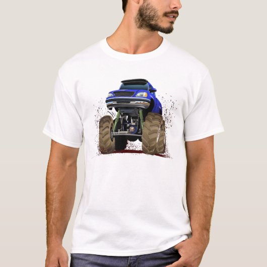 Cartoon monstertruck t-shirt (Voorkant)
