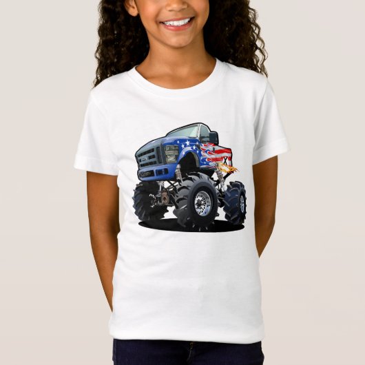 Cartoon monstertruck t-shirt (Voorkant)
