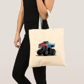 Cartoon monstertruck tote bag (Voorkant (product))
