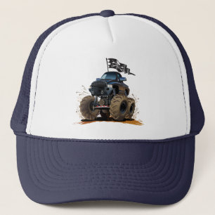 Cartoon monstertruck trucker pet