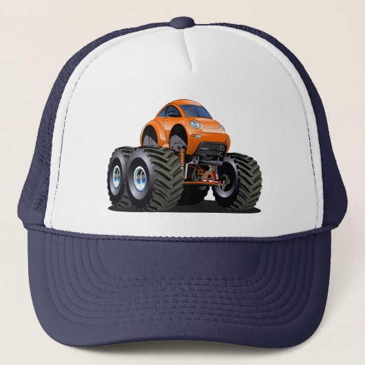 Cartoon monstertruck trucker pet (Voorkant)