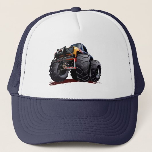 Cartoon monstertruck trucker pet (Voorkant)