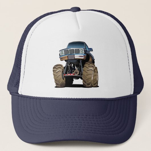 Cartoon monstertruck trucker pet (Voorkant)