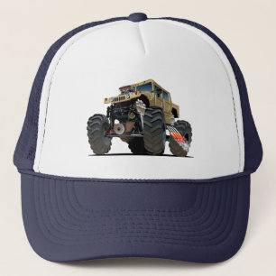Cartoon monstertruck trucker pet