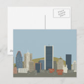Cartoon Montreal Briefkaart (Voorkant / Achterkant)