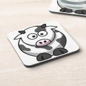 cartoon Moo Cow Drankjes Onderzetter (Linkerzijde)
