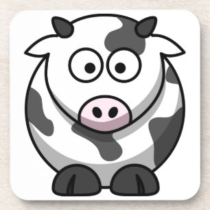 cartoon Moo Cow Drankjes Onderzetter
