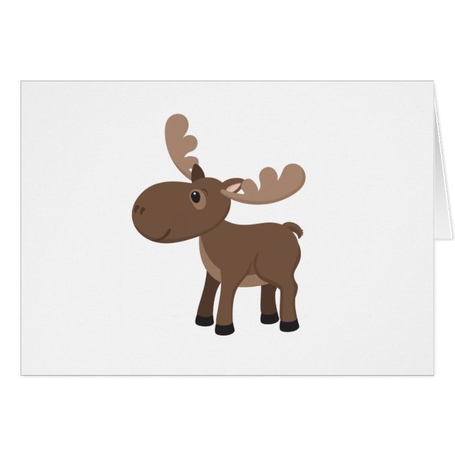 Cartoon Moose (Voorkant Horizontaal)