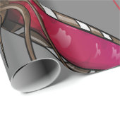 Cartoon Mosquito Cadeaupapier (Rol Hoek)