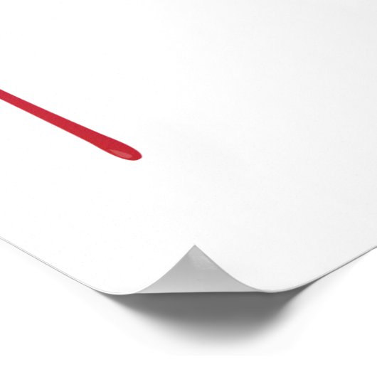 Cartoon Mosquito Poster (Hoek)