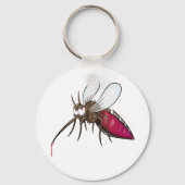 Cartoon Mosquito Sleutelhanger (Voorkant)