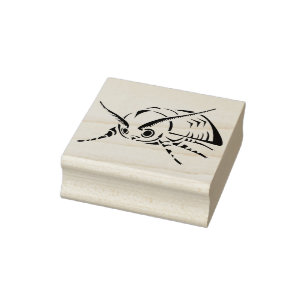 cartoon mot kunst stempel