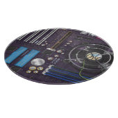 Cartoon Motherboard Snijplank (Hoek)