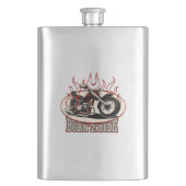 Cartoon motorfiets flacon (Voorkant)