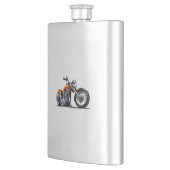 Cartoon motorfiets flacon (Links)