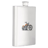 Cartoon motorfiets flacon (Rechts)