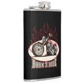 Cartoon motorfiets heupfles (Rechts)