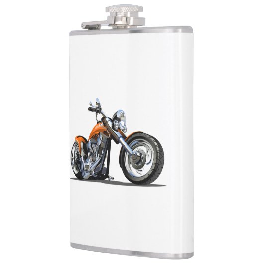 Cartoon motorfiets heupfles (Links)