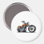 Cartoon motorfiets magneet (Voorkant / Achterkant)