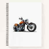 Cartoon motorfiets notitieboek (Voorkant)