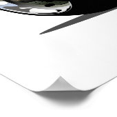 Cartoon motorfiets poster (Hoek)