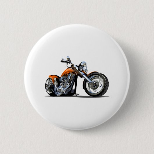 Cartoon motorfiets ronde button 5,7 cm (Voorkant)
