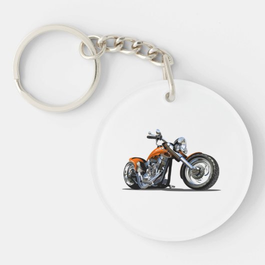 Cartoon motorfiets sleutelhanger (Voorkant)