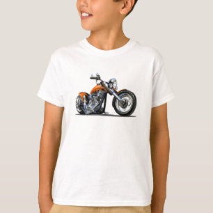 Cartoon motorfiets t-shirt