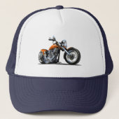Cartoon motorfiets trucker pet (Voorkant)