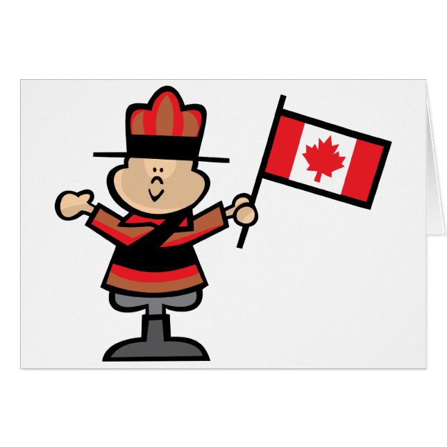 Cartoon Mountie (Voorkant Horizontaal)