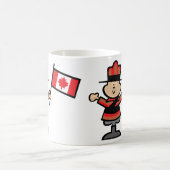 Cartoon Mountie Koffiemok (Center)
